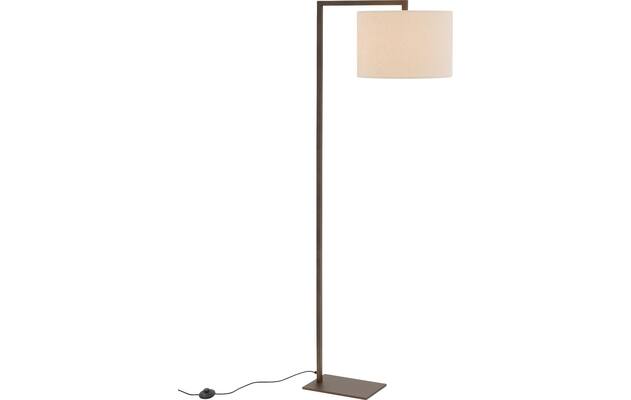Goossens vloerlamp malmo bruin metaal - 8252127-{merk}-malmo-naar-boven-en-beneden-e27-max-18-watt-02